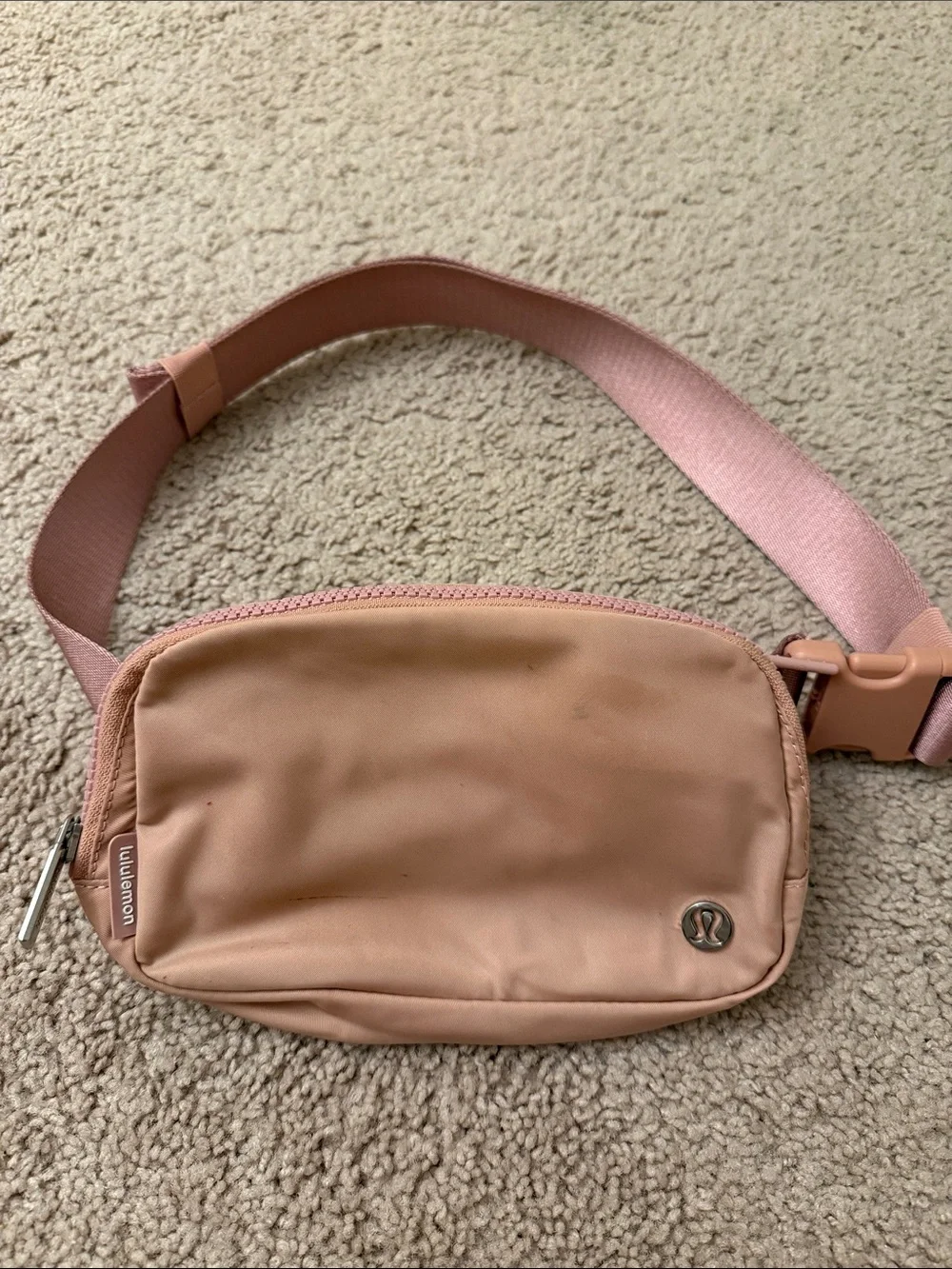 lululemon athletica Blush Pink Crossbody Belt Bag